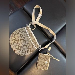Coach Crossbody and wallet set